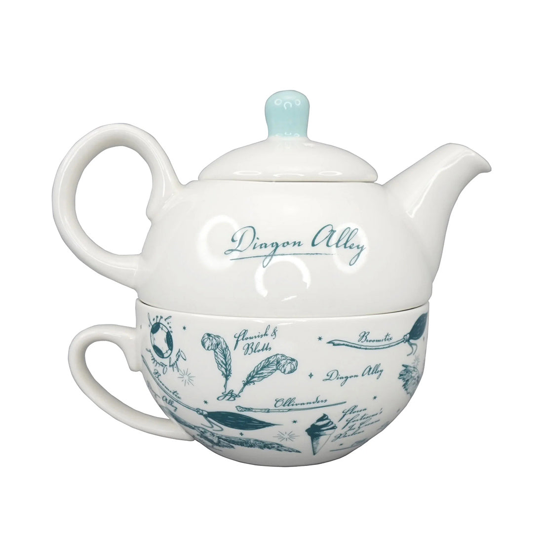 Harry Potter Teekanne und Tasse Kombi Diagon Alley Tea For One