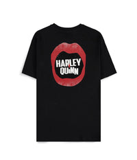 Batman T-Shirt Harley Quinn Lips