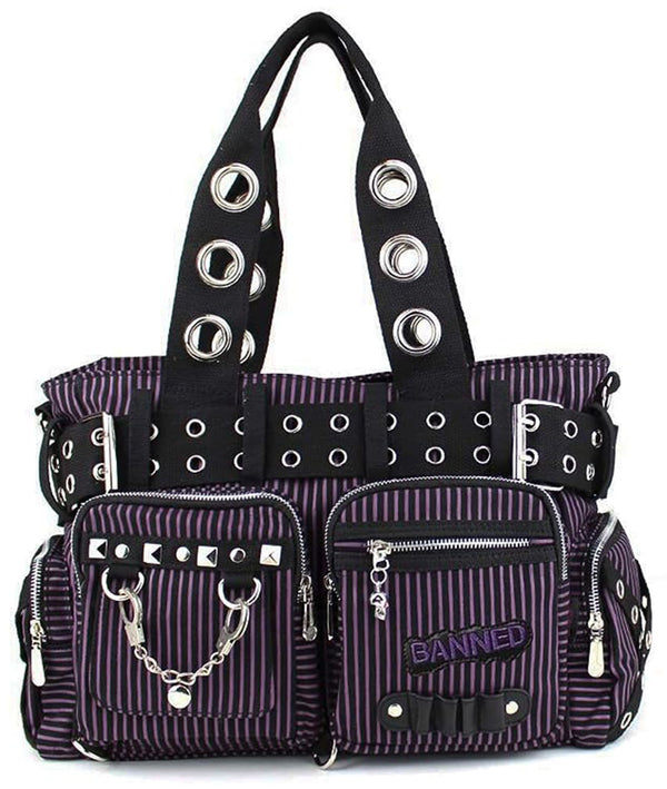 Banned Alternative Damen Handtasche Sweet Revenge Lila