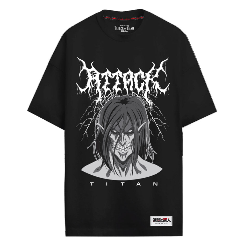 Attack On Titan Oversize T-Shirt Eren The Dark Titan