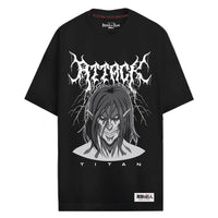 Attack On Titan Oversize T-Shirt Eren The Dark Titan