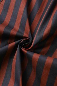 Dolly and Dotty Kleid Penelope 50s Shirt Dress Navy Burgundy Stripes