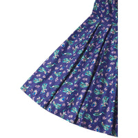 Dolly and Dotty Swing Kleid Lily Purple Peacocks Off-Shoulder