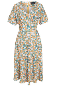 Dolly and Dotty Swing Kleid Julia Rosaceae Yellow