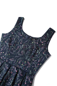 Dolly and Dotty Swing Kleid Amanda Navy Blue Meadow