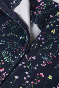 Dolly and Dotty Swing Kleid Amanda Navy Blue Meadow