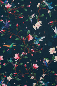 Dolly and Dotty Swing Kleid Amanda Navy Hummingbird