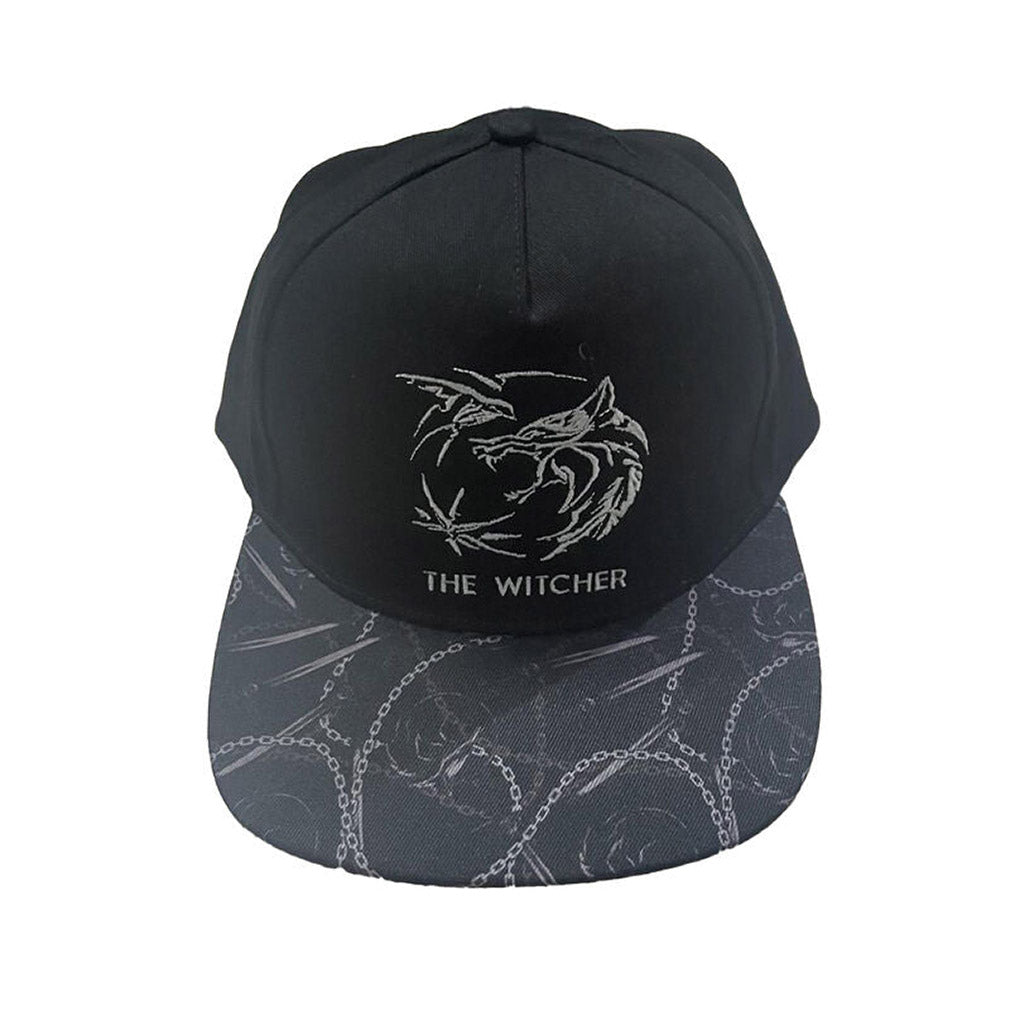 The Witcher Snapback Cap Wolf Logo