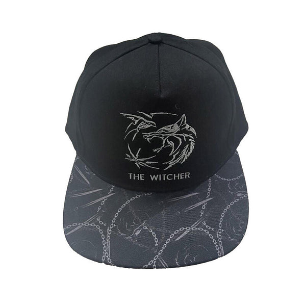 The Witcher Snapback Cap Wolf Logo