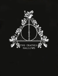 Harry Potter T-Shirt Flowered Deathly Hallows