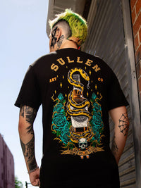 Sullen Clothing T-Shirt Whiskey Bottle