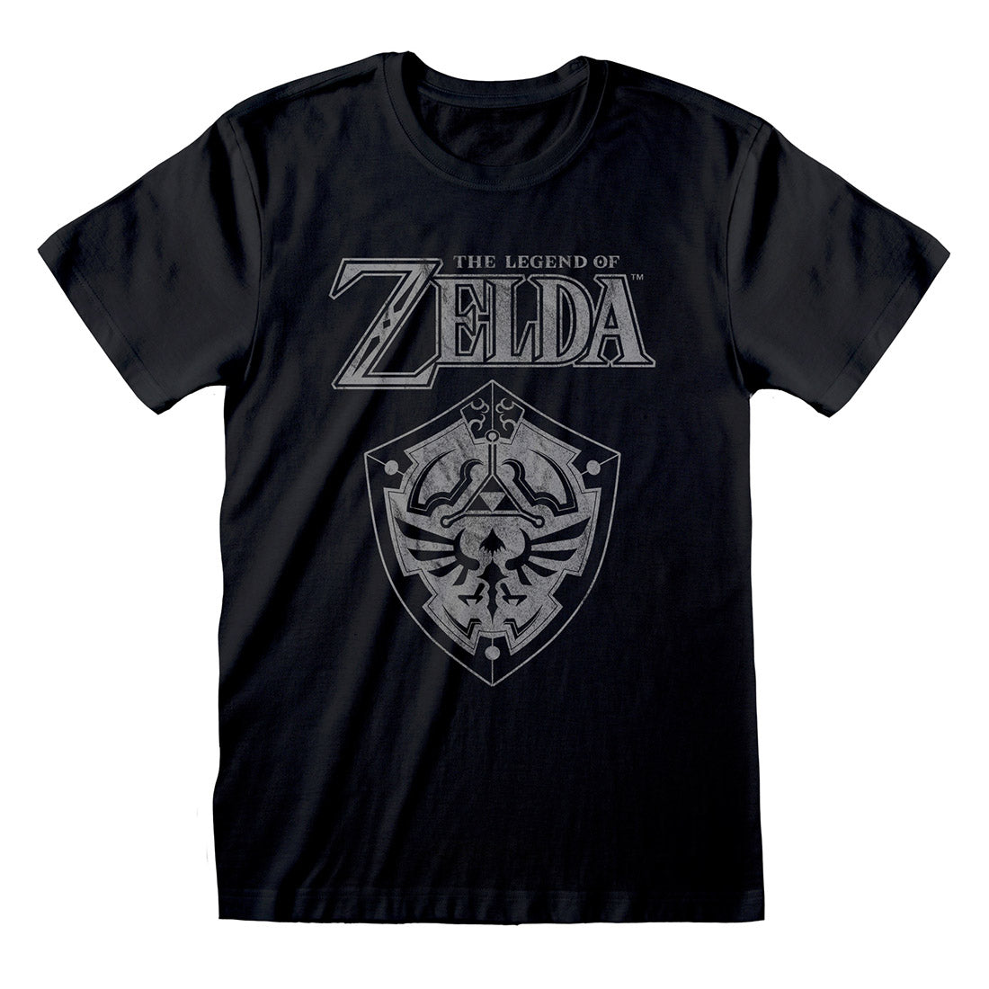 The Legend Of Zelda T-Shirt Distressed Shield