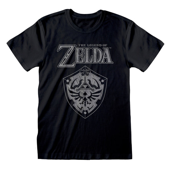 The Legend Of Zelda T-Shirt Distressed Shield