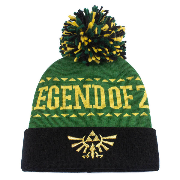 The Legend Of Zelda Mütze Logo Pom Beanie