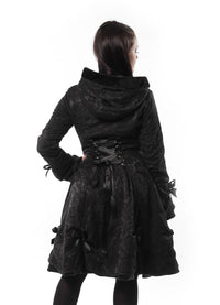 Poizen Industries Mantel Alice Coat Black Rose