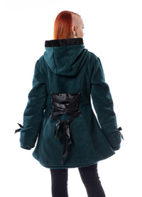 Poizen Industries Mantel Alison Coat Seegrün