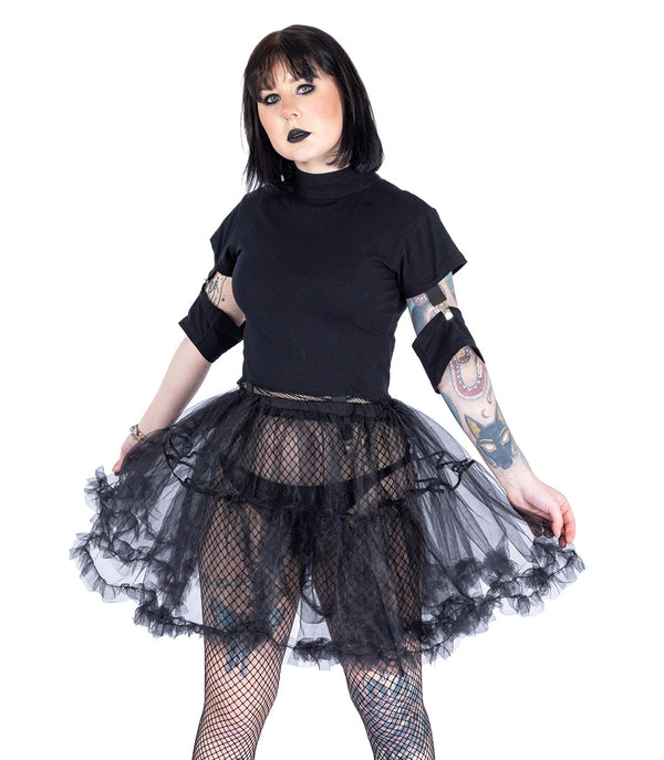Poizen Industries Petticoat Amira Tutu Schwarz