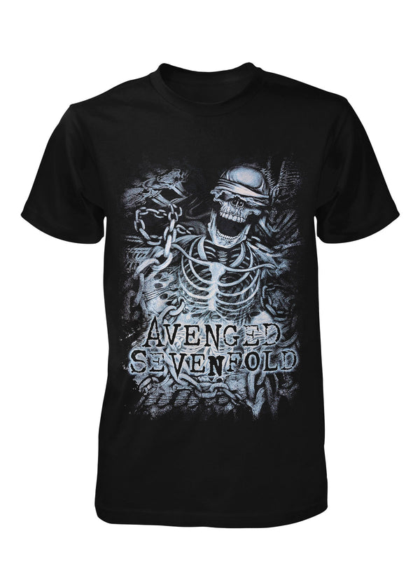 Avenged Sevenfold T-Shirt Chained Skeleton