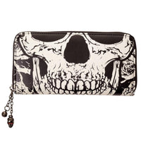 Banned Alternative Geldbörse Glow In The Dark Skull