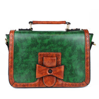 Banned Retro Schultertasche Scandal Bow Grün