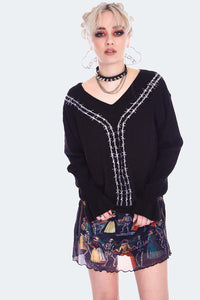 Jawbreaker Pullover Barbed Wire