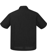 Steady Clothing Hemd Pop Check Single Panel Black Sage