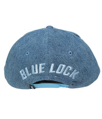 Blue Lock Baseball Cap Classic Logo Denim