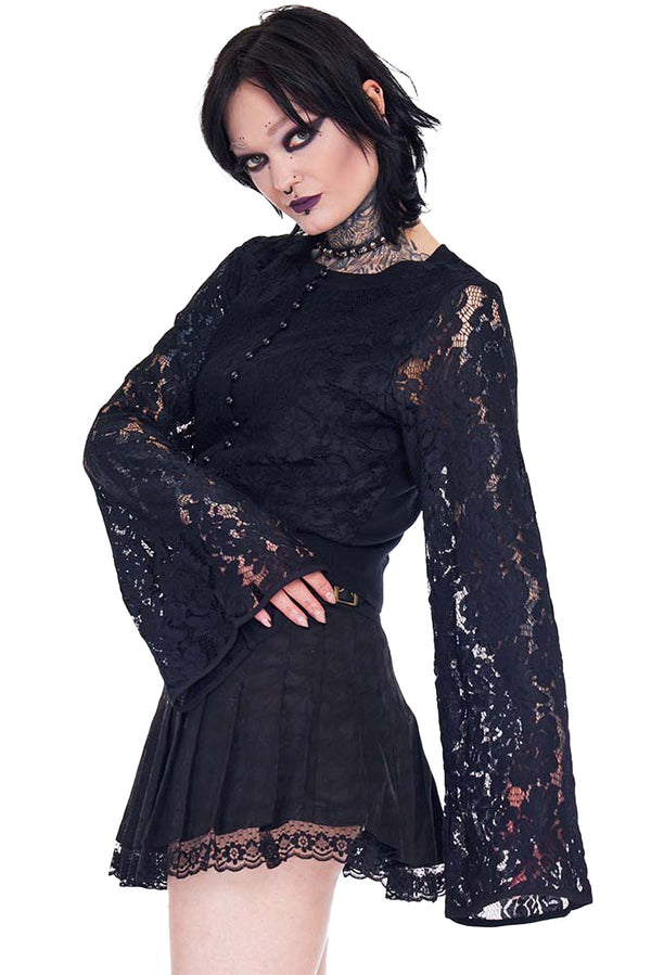 Jawbreaker Strickjacke Lace Flare Cardigan