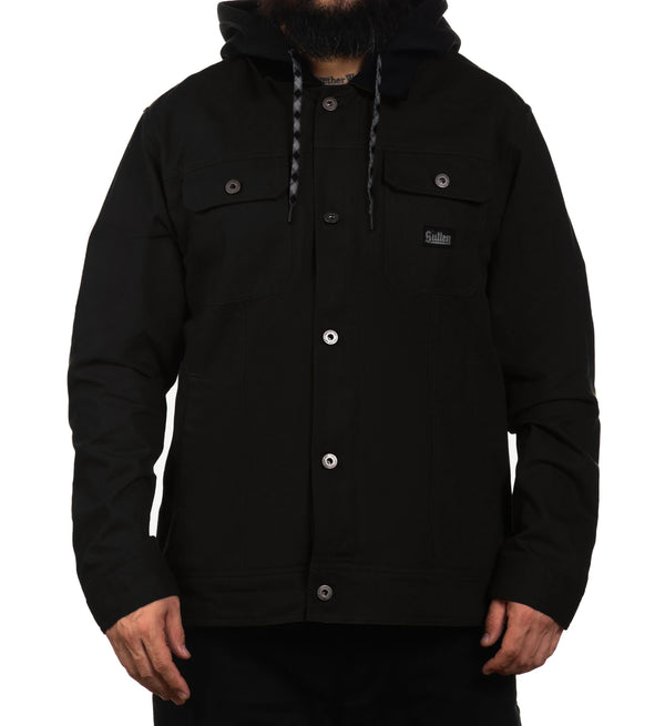 Sullen Clothing Canvas Jacke Survivalist Schwarz