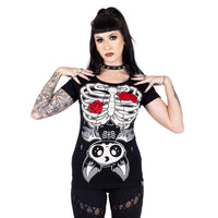 Cupcake Cult T-Shirt Ribcage Bat