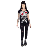 Cupcake Cult T-Shirt Ribcage Bat
