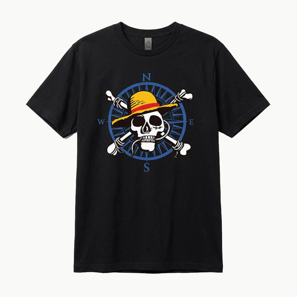 One Piece T-Shirt Luffy Skull