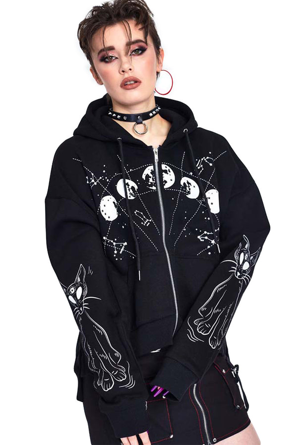Jawbreaker Kapuzenjacke Cosmic Cat Hoodie