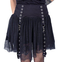Poizen Industries Minirock Cybele Schwarz