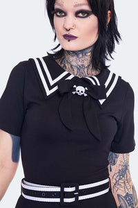 Jawbreaker Skater Kleid Sailor Skull