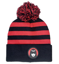 Emily The Strange Mütze Striped Pom Beanie