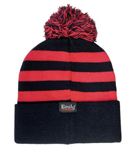 Emily The Strange Mütze Striped Pom Beanie