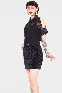 Jawbreaker Minirock Glam Rock Velvet