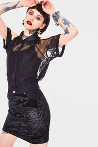 Jawbreaker Minirock Glam Rock Velvet