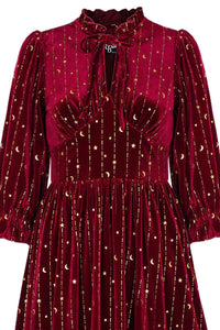 Hell Bunny Kleid Galactica Dress Rot