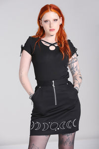 Hell Bunny Rock Phaze Skirt