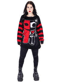 Cupcake Cult Pullover Half Dead Cat