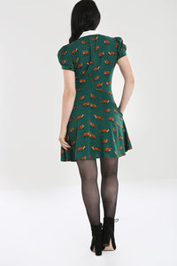 Hell Bunny Kleid Vixey Grün