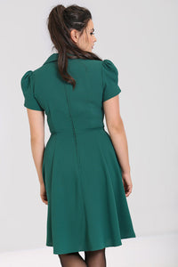 Hell Bunny Kleid Vera Lynn Grün