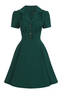Hell Bunny Kleid Vera Lynn Grün