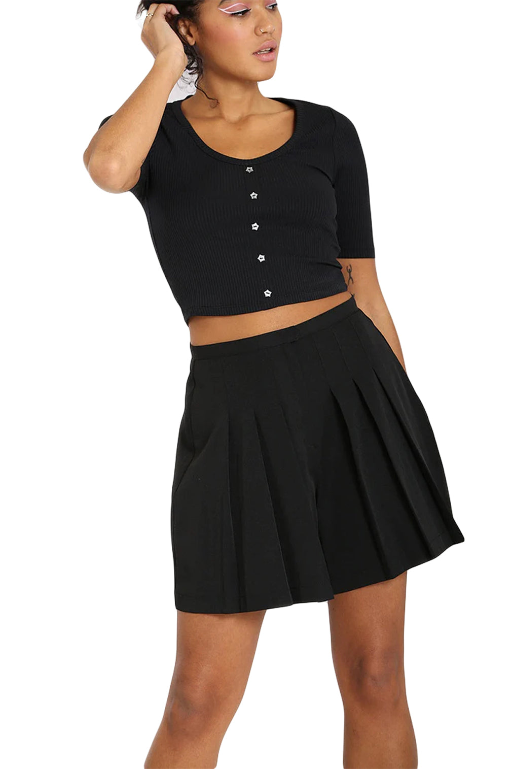Hell Bunny Shorts Skipper Skort Plissiert