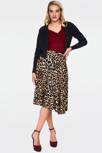 Voodoo Vixen Strickjacke Jazmine V Neck Knit Schwarz