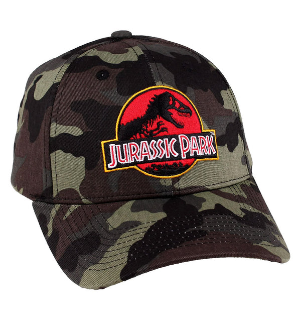Jurassic Park Baseball Cap Logo Camouflage