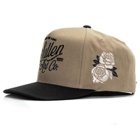 Sullen Clothing Snapback Cap Stack Script Khaki