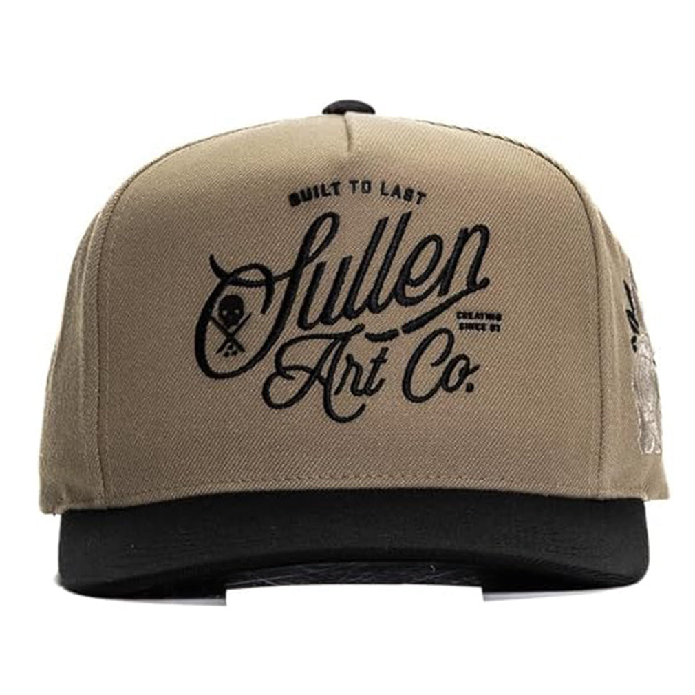 Sullen Clothing Snapback Cap Stack Script Khaki